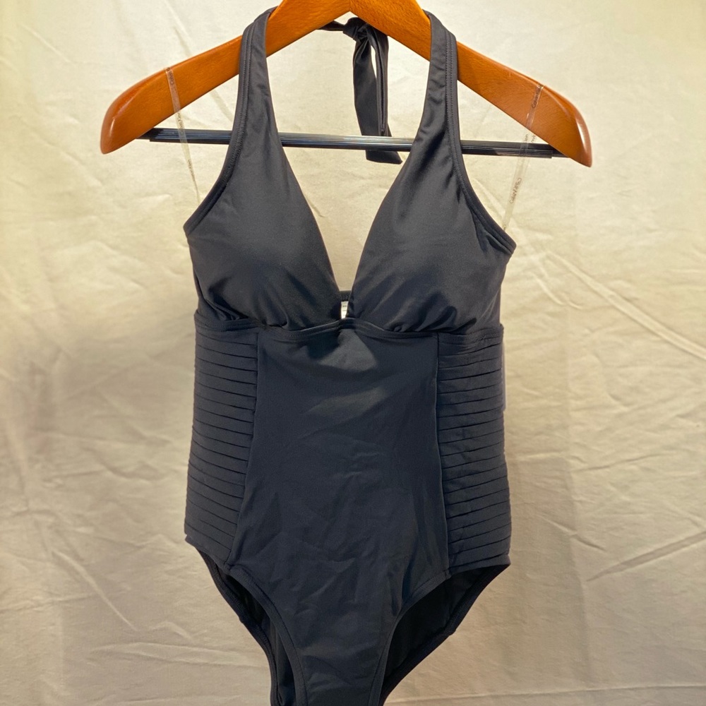 NWT Black Calvin Klein One Piece Swimsuit SZ6
